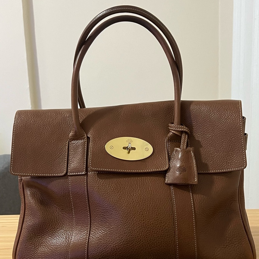 Pre-loved Mulberry Bayswater in Natural Vegetable Tanned